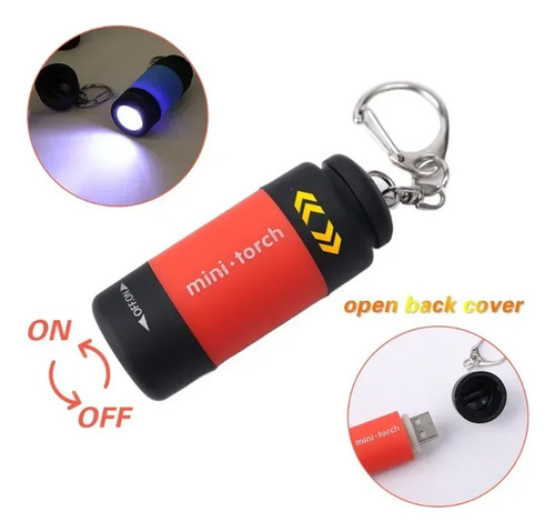 Linterna Led Con Carga Usb, 3 Unidades, Linterna Impermeable