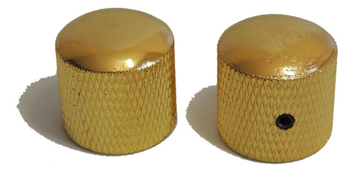 2 Knobs Perillas Doradas Guitarra Bajo (jackson Ibanez Cort) Color Dorado Oscuro