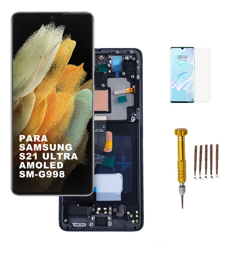 Pantalla Para Samsung S21 Ultra Lcd Display Amoled G998