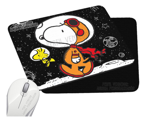 Pad Mouse Rectangular Snoopy Peanuts Perro 2