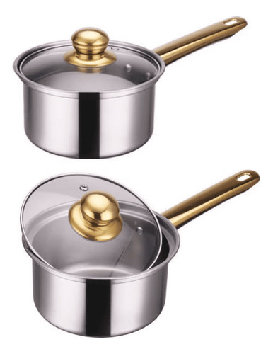 Juego Ollas Inoxidable Cocina Set 12 Piezas Antiadherente