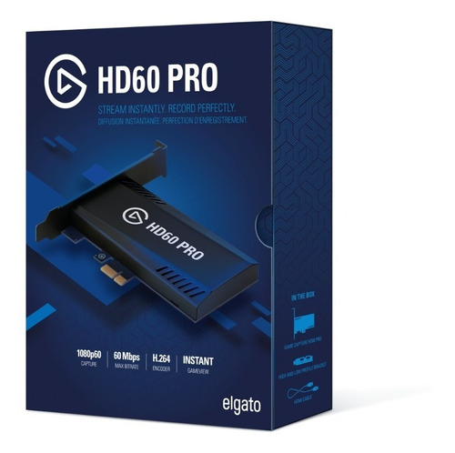 Game Capture Hd60 Pro Elgato Tarjeta Interna Capturadora Vid