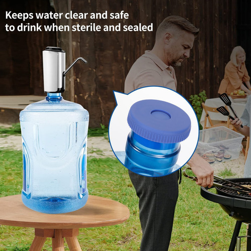 5 Tapones De Agua De Silicona De Repuesto Reutilizables De 5