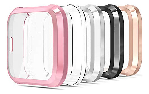 Funda Protectora Simpeak Para Fitbit Versa Lite - Pack De 5