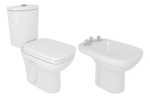 Inodoro Largo Tapa Mochila Apoyo Bidet Roca The Gap Envio