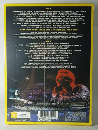U2 - Innocence + Experience Live In Paris ( Dvd Duplo Nac. )