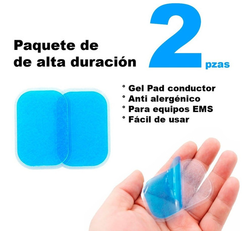 Imagen 4 de 6 de Gel Repuesto 1 Electroestimulador Muscular Ems Abdomen Brazo