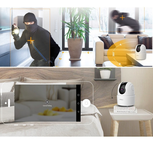 Cámara De Seguridad Imou Ranger 2c 2mp Audio Visión Nocturna Color Blanco