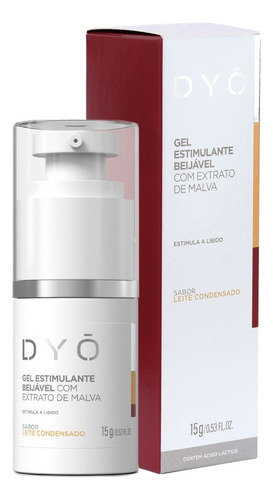 Gel Vibrante Beijável Com Extrato De Malva Leite Condensado