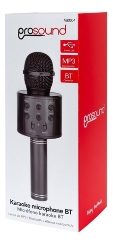Micrófono Prosound Mk004 Color Negro