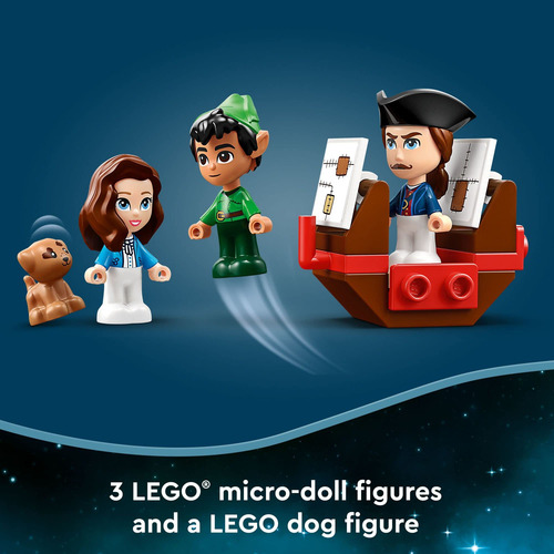 Set Portátil Lego 43220 Peter Pan Micro Muñecas Barco