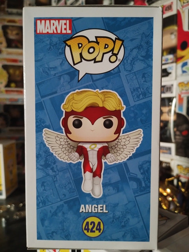 Funko Pop Angel # 424 X Men Exclusive Marvel Collector Corps (Usado)
