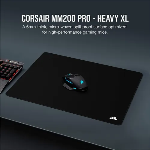Alfombrilla De Ratón Corsair Mm200 Pro Premium Pro Fabric