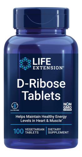 Comprimidos De D-ribose Supplement Life Extension Para Coraç