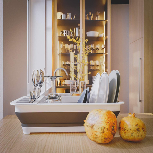 Escurridor De Platos Y Secador Utensilios Plegable Portátil