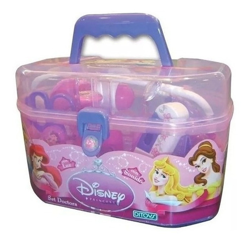 Set Valija Doctora Princesas Disney Ditoys Con Luz Y Sonido