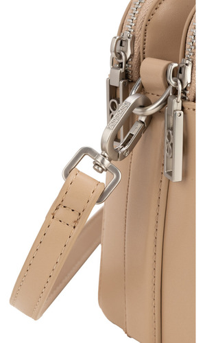 Bolsa Satchel Cloe Imery Chico Beige Chico