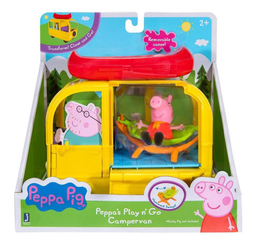 Brinquedo Peppa Pig - Set Van De Acampar Campervan - Sunny