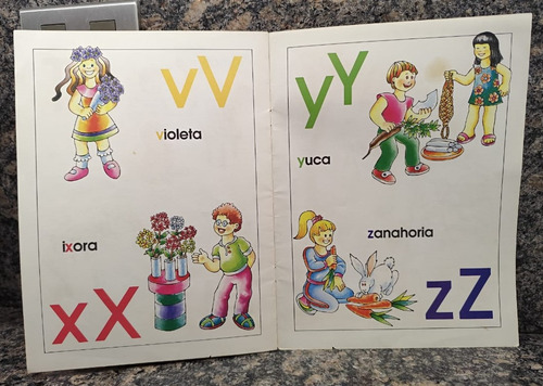 Cartilla Abc De Los Arboles, Flores Y Frutos Para Niños (Usado)