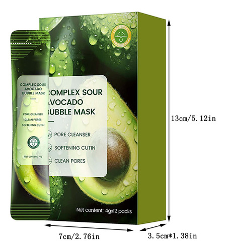Máscara Facial De Espuma Composta H Para Limpeza E Hidrataçã