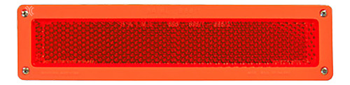 Reflector Rectangular Simple Rojo Ojo Gato Baiml Ba-898/1 R