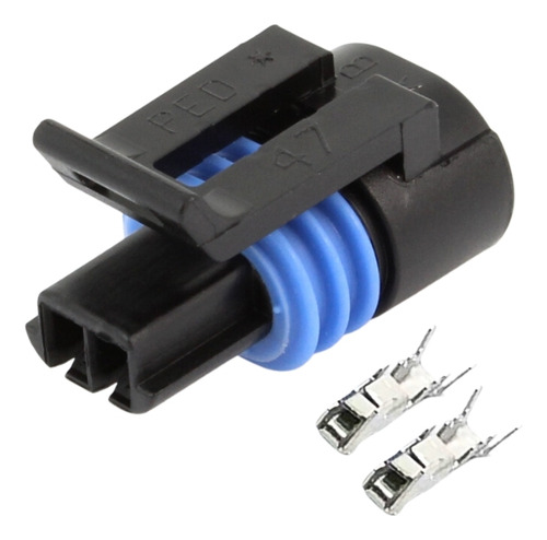 Conector 2 Vias Gm Sensor Temperatura 12162195 12162193