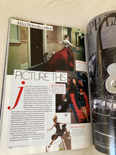 Revista Vogue Usa Sarah Jessica Parker Sept 2005comó Nueva (Usado)