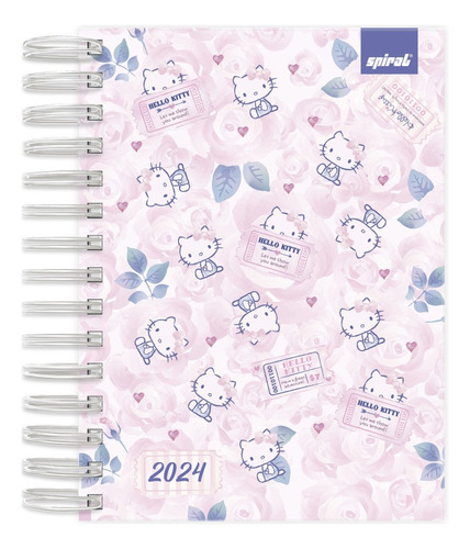 Agenda Diária 2024 Hello Kitty 176 Folhas