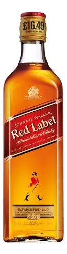 Whisky Jhonny Walker Redlabel 1l + 6 Red Bull 250ml