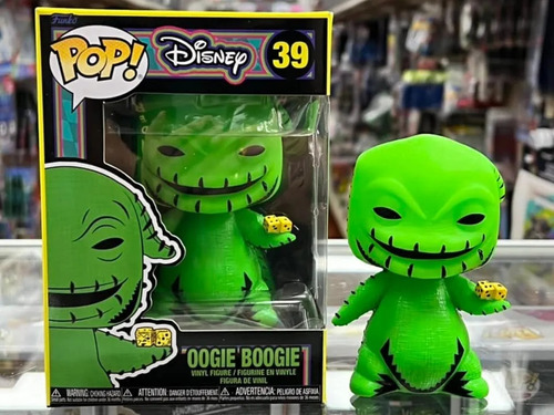 Funko Pop!! Oogie Boogie Blacklight, Brilla Con Luz Uv, Dado (Usado)