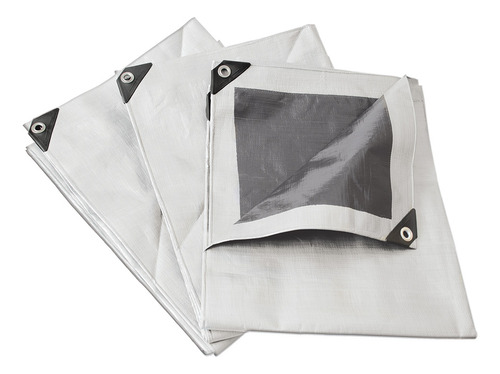 Lona De Polietileno Reforzada Color Blanco 5 X 6 M