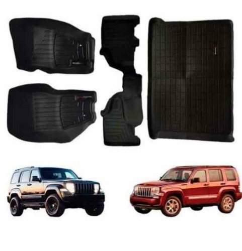 Alfombras Weathertech Jeep Liberty 08-15 Negro