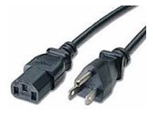 Cable Corriente Fuente De Poder Pc Y Monitores Nuevos!!