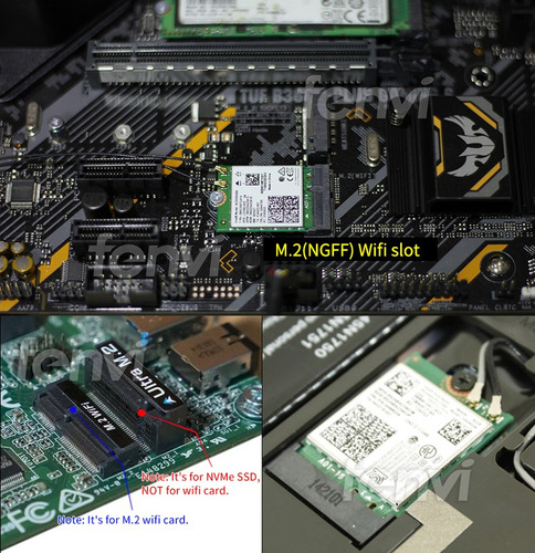 Aumente Velocidad Tarjeta Wifi 6e M.2 Intel Ax210ngw 3ban