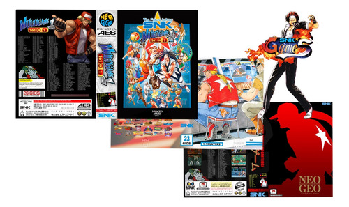 Encarte (insert) 161 In 1 Para Cartucho De Neo Geo Aes