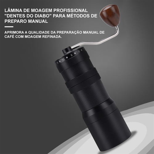 Icoffee Moedor Café Manual 40g Para Casa Escritório E Acampamento