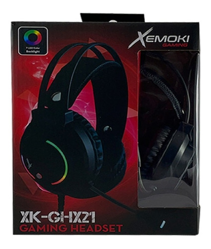 Imagen 6 de 7 de Auricular Gamer Rgb Mic Flexible Pc+ps4 Xemoki Xk-ghx21
