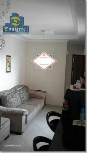 Cobertura Com 2 Dormitórios À Venda, 106 M² Por R$ 450.000,00 - Vila Valparaíso - Santo André/sp - Co0515