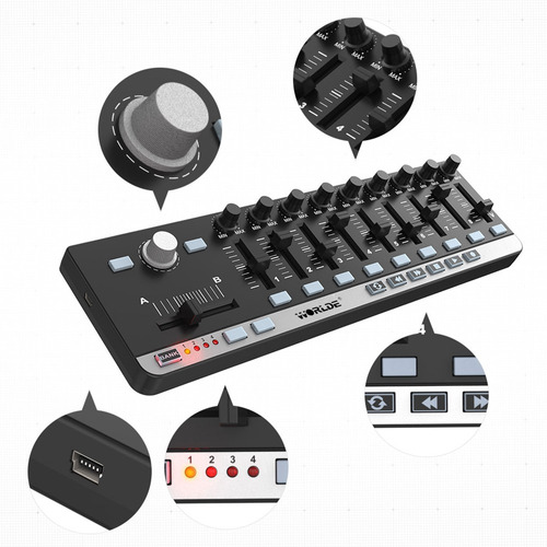 Controlador Portátil Mini Usb Midi Easycontrol.9