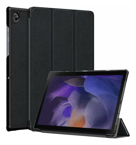Funda Inteligente Magnética De Tablet Tableta Tab A8 Gadnic Color Negro