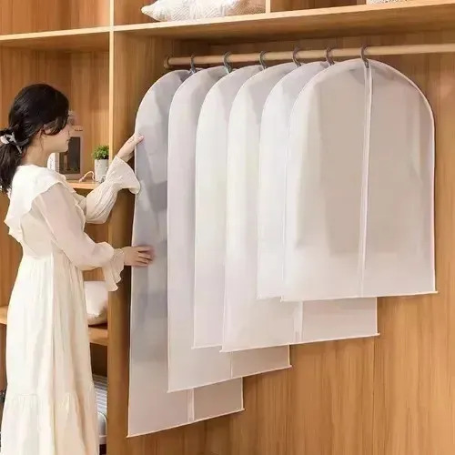 Capas Para Ternos E Roupas 60x80cm Kit 5 Peças Branco