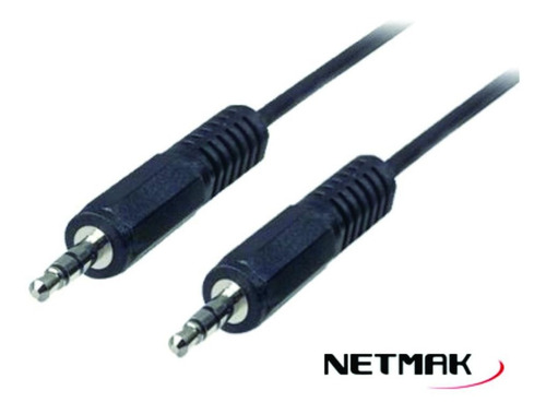 Cable Audio Estéreo Auxiliar Plug Jack 3.5mm Macho - 1.5mts