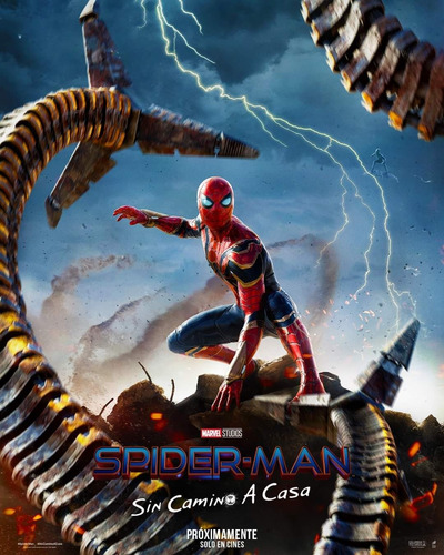 Póster Original Oficial De Cine Spider-man Sin Camino A Casa