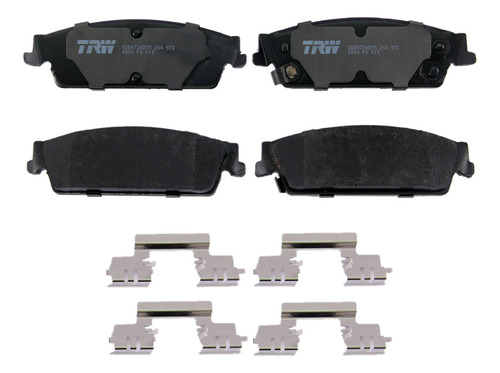 Balatas Ceramicas Tras Chev Silverado 1500 2007-2018 Trw