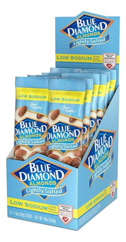 Almendras Ligeramente Saladas 12 Unidades Blue Diamond