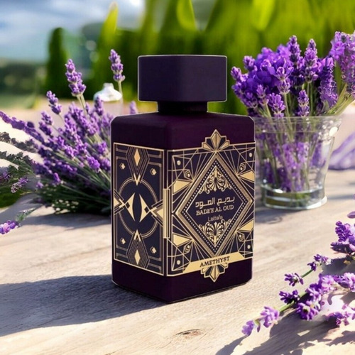 Perfume Lattafa Bade'e Al Oud Amethyst Edp Compartilhável 100ml Original Lacrado