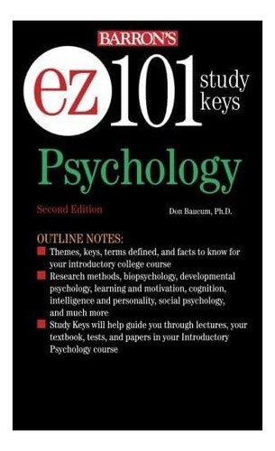 Libro: Psicología Del Ez-101 (claves De Estudio Del Ez-101)