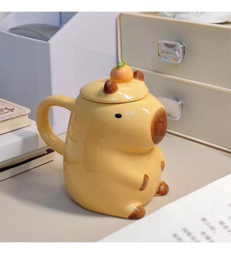 Taza De Cafe Capibara Regalos Originale Mug Caja Para Regalo