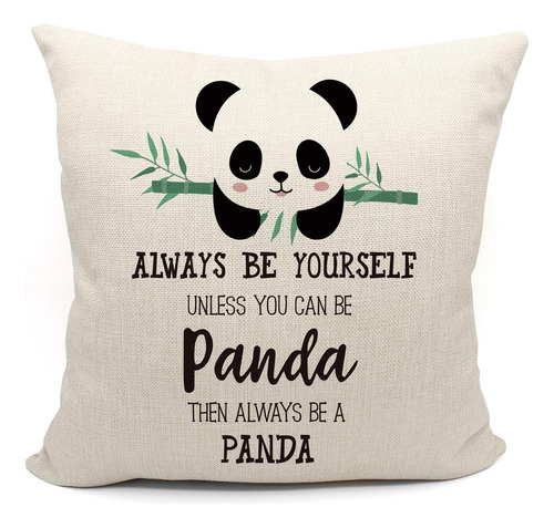 Always Be Yourself Meno Que Pueda Ser Panda Then Funda Para