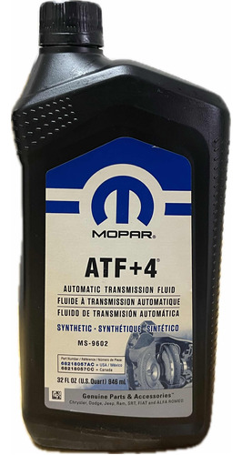 Aceite Mopar Atf+4 Para Cajas Automáticas Y Dirección